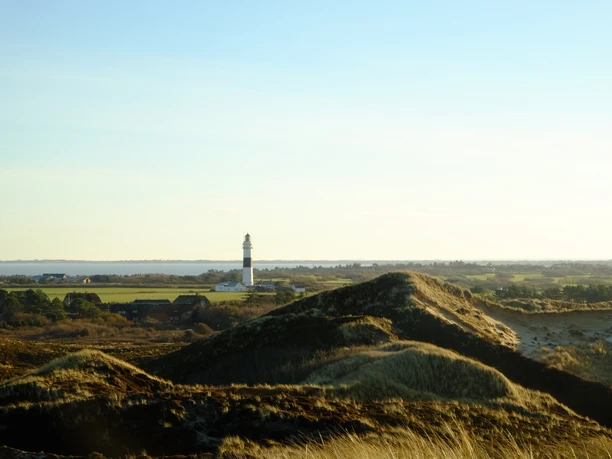 Kampener Leuchtturm von der Uwe Düne