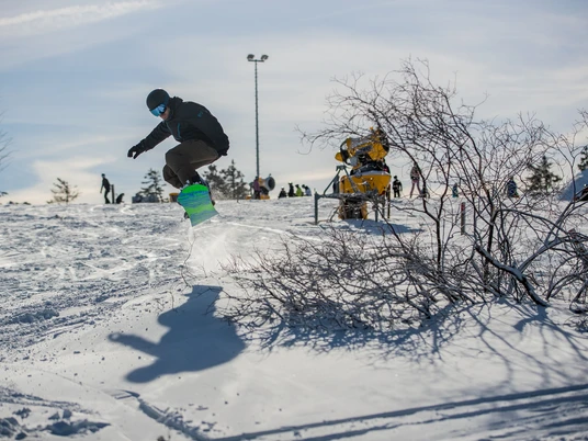 Snowboarder am K1 in Willingen Snowboarder am K1 in Willingen