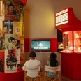 Ausstellung im Filmmuseum Potsdam Die Ausstellung "Traumfabrik" im Filmmuseum Potsdam von innen.