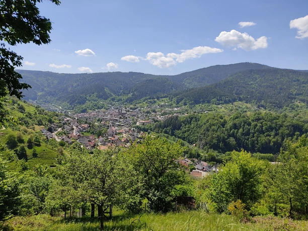 Forbach-Gausbach-Blick vom Ringberg auf Gausbach und Forbach
