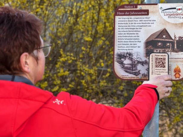 Forbach-Langenbrand - Infotafel Historischer Rundweg