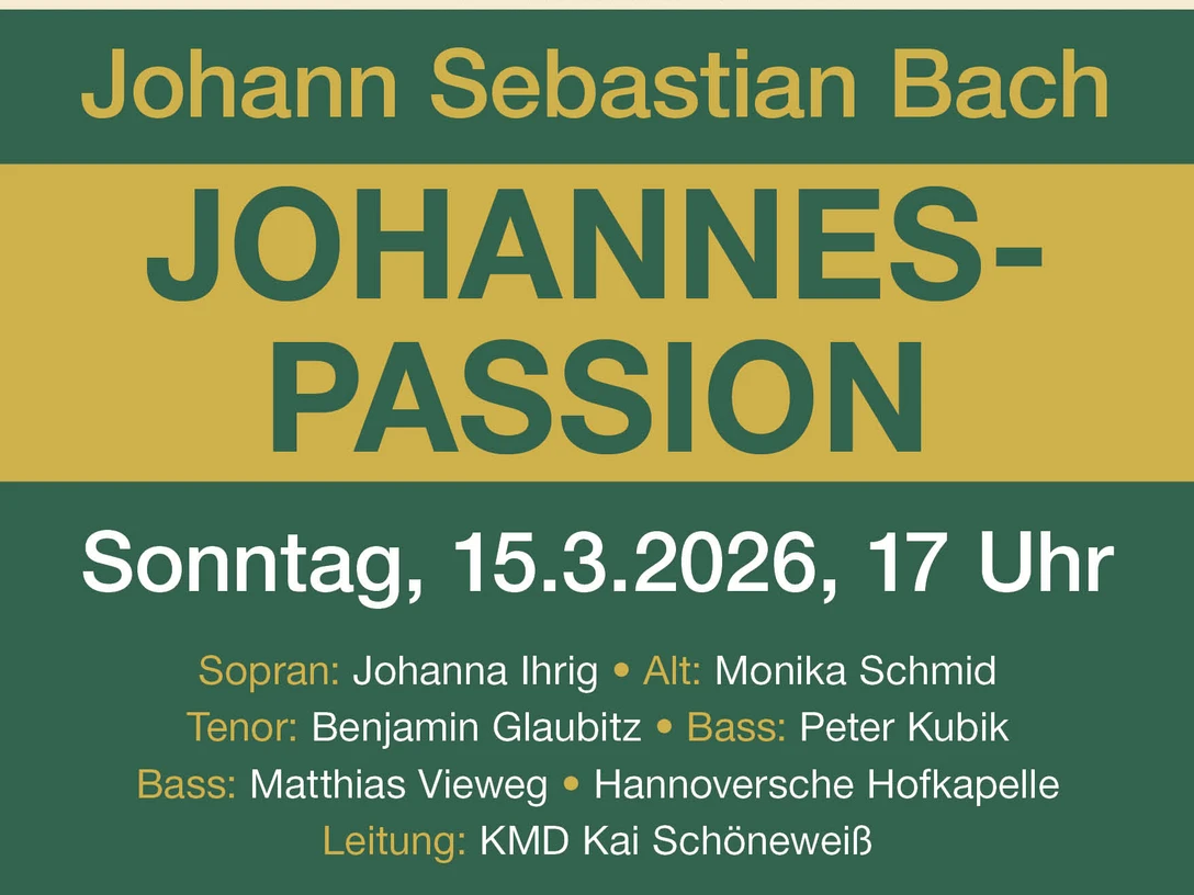 Plakat Konzert Johannespassion 2026