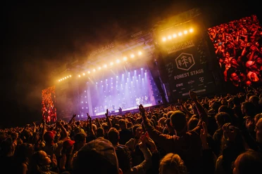 Konzert auf dem Hurricane Festival bei Nacht Konzert auf dem Hurricane Festival bei Nacht