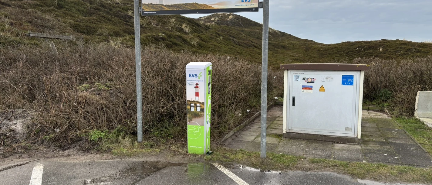 eTankstelle der EVS am Sansibar-Parkplatz