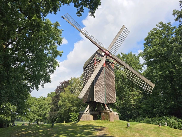 Bockwindmühle 20250830_140147 (c) Tanja Mehl_Erlebnis Bremerhaven_WEB.jpg Bockwindmühle im Gesundheitspark Speckenbüttel Bremerhaven