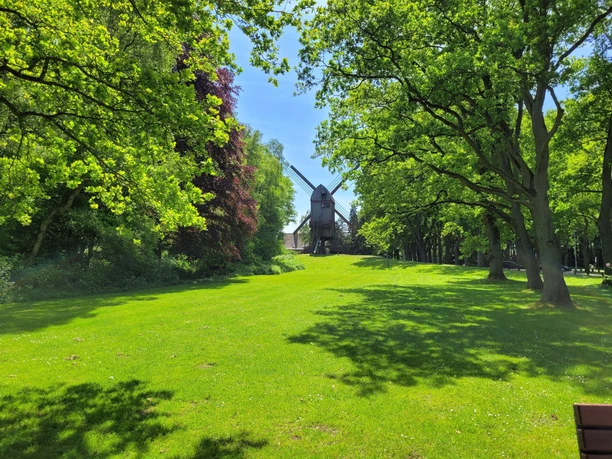 Bockwindmühle Gesundheitspark Speckenbüttel 20230531_132418 (c) Tanja Mehl_Erlebnis Bremerhaven_WEB.jpg Bockwindmühle im Gesundheitspark Speckenbüttel Bremerhaven