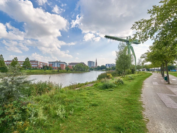 Stadtansichten von Bremerhaven Rickmers Werft-Kran