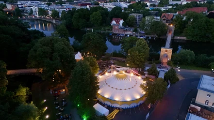 Kulturzelt Kassel an der Drahtbrücke