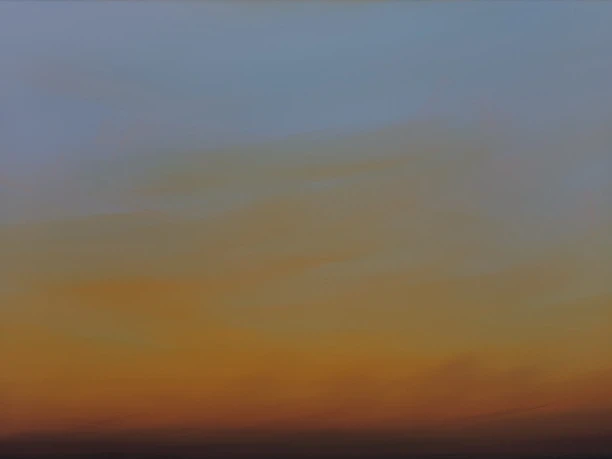 Himmel, Sächsische Schweiz / 40x60cm/ Öl auf Lnwd./ 2025