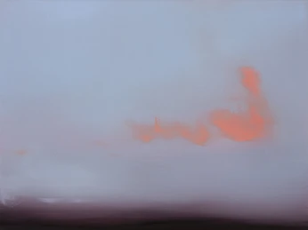 Rosa Wolke / 30x40cm/ Öl auf Lnwd./ 2025