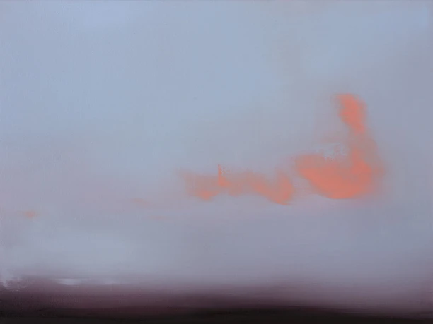 Rosa Wolke / 30x40cm/ Öl auf Lnwd./ 2025