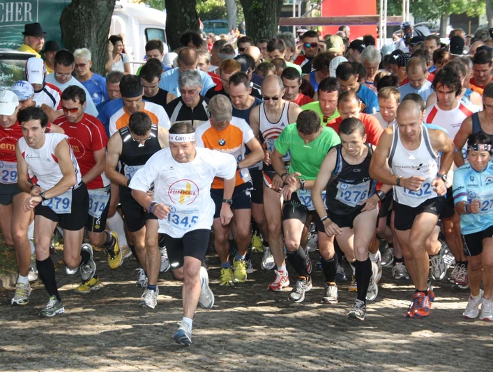 Start zum Halbmarathon in Eibenstock