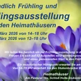 IMG_0723.jpeg Plakat zur Frühlingsausstellung in den Heimathäusern mit Krokusblüten und Terminen im März 2026