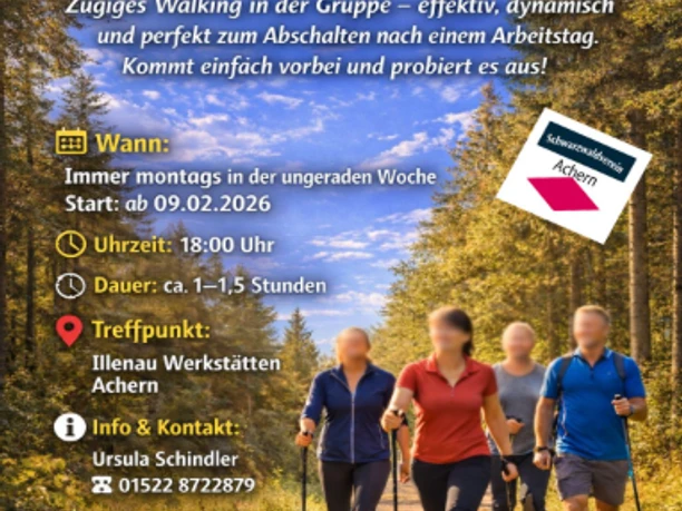 Plakat vom Powerwalking