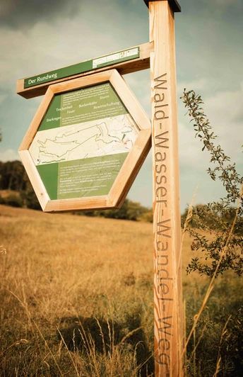 Wegweiser Wald-Wasser-Wandel-Weg