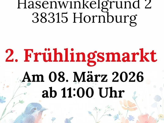 Frühlingsmarkt Willeckes Lust - Hornburg - Handzettel Frühlingsmarkt Willeckes Lust - Hornburg - Handzettel