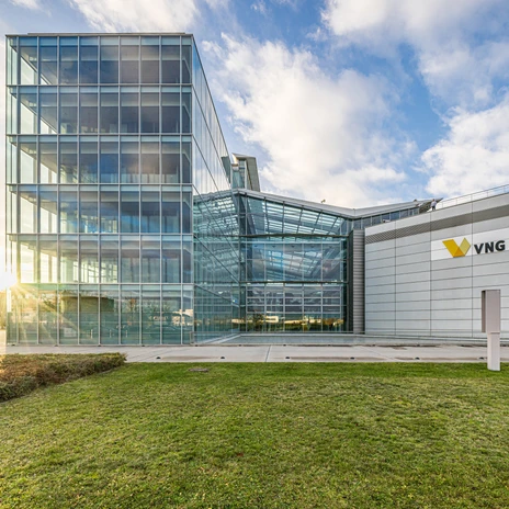 VNG – Verbundnetz Gas AG als Institution im Innovationscluster GreenTech der Leipziger Branchenkompetenzen | Leipzig Convention Bureau Gebäude der VNG – Verbundnetz Gas AG in Leipzig im Innovationscluster GreenTech als Teil der Leipziger Branchenkompetenzen – präsentiert vom Leipzig Convention Bureau