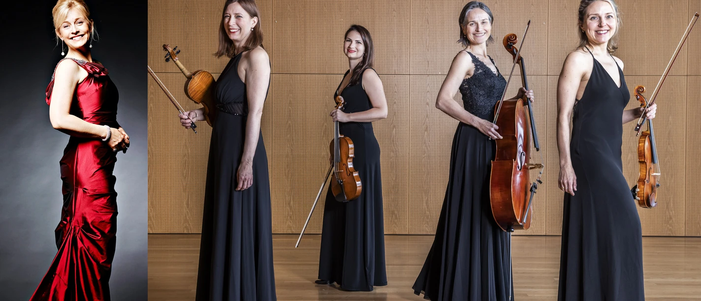 Barra Quartett und die schwedische Sopranistin Lisa Larsson