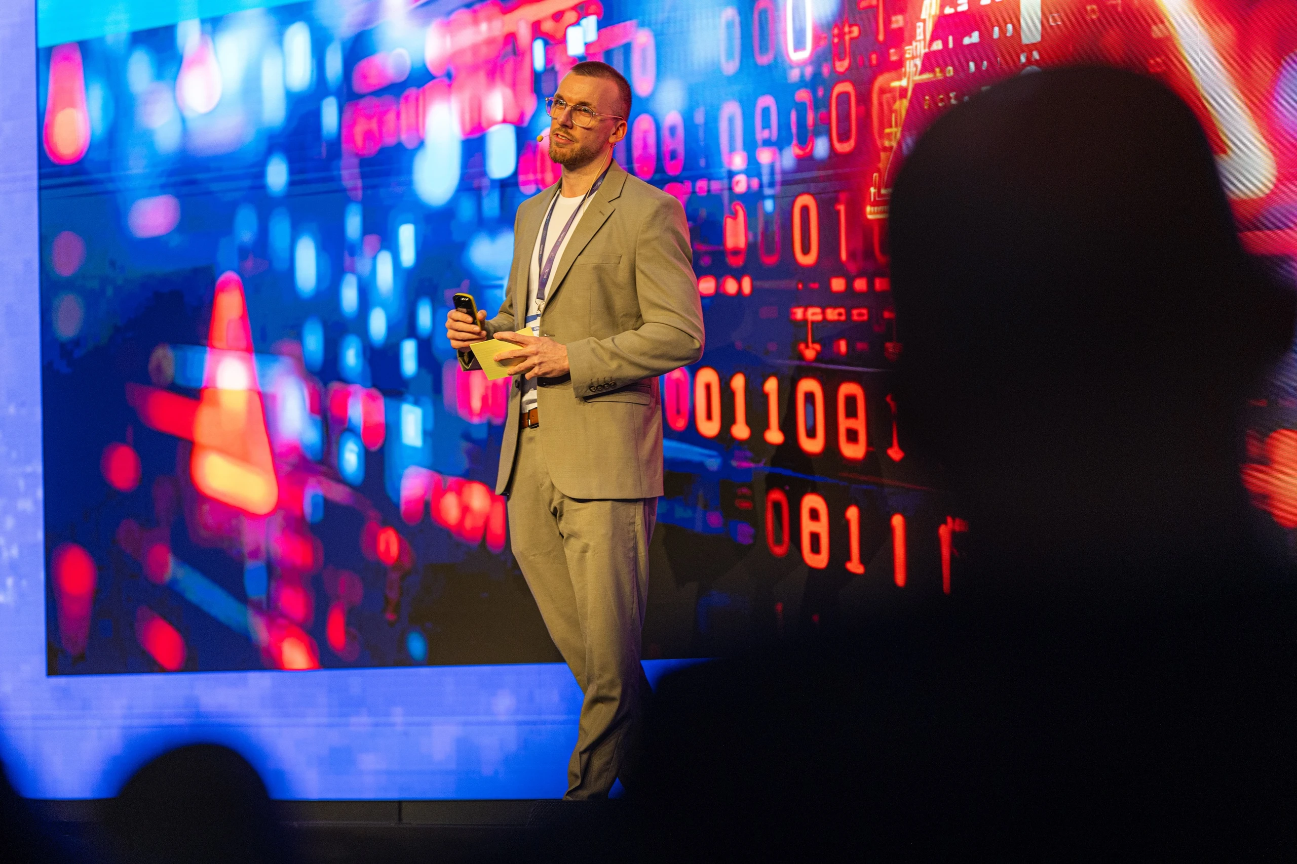 Presentation setting at a conference or meeting | Leipzig Convention Bureau