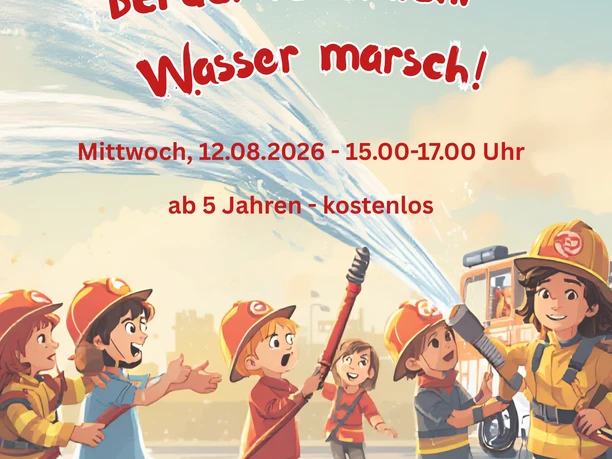 Wir besuchen die Feuerwehr