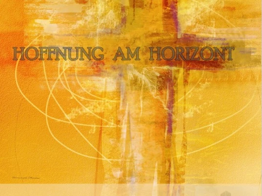 Plakat Hoffnung am Horizont