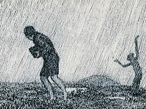 Der Knabe im Moor, Zeichnung um 1920 (G. Wedepohl)_bearbeitet, Ausschnitt quer.jpg