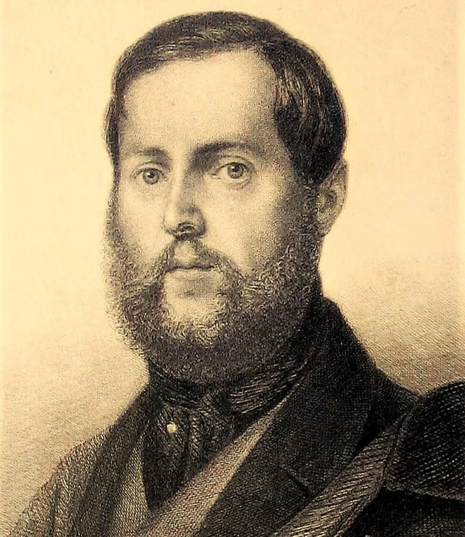 Levin Schücking (1814 - 1883) lebte als Knabe in Sögel, Wikipedia gemeinfrei_bearbeitet.jpg