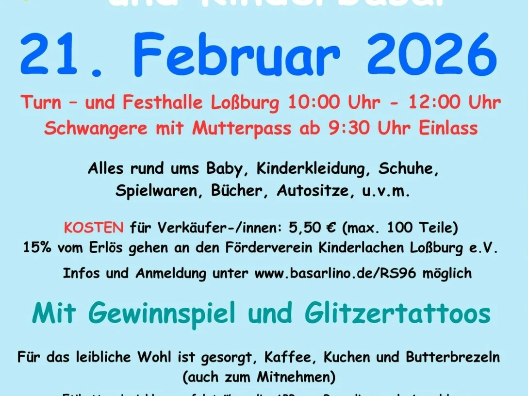 Plakat Kinderlachen Loßburg e.V,