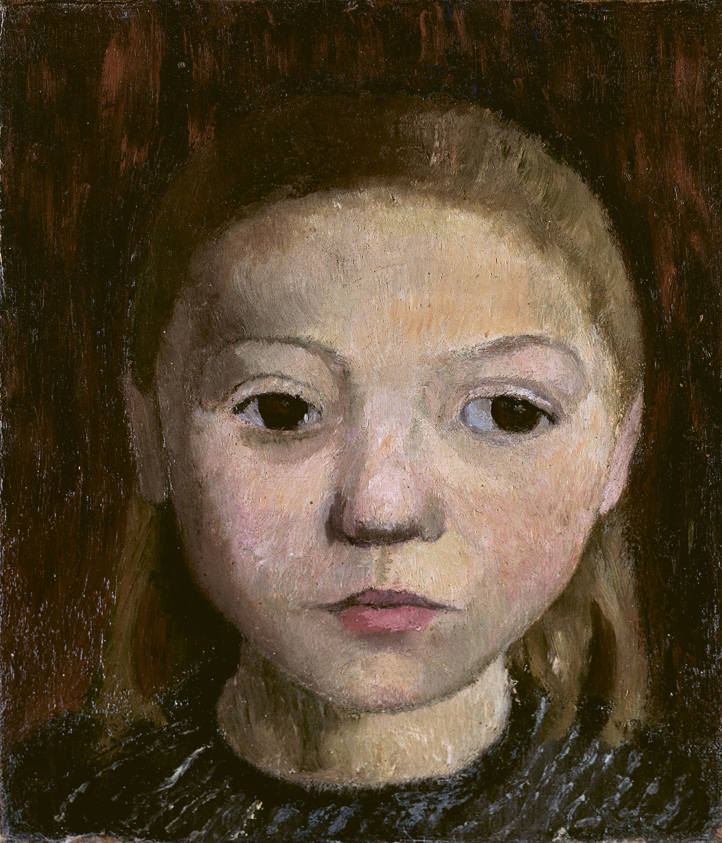 Paula Modersohn-Becker, Mädchenkopf, ca. 1905