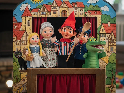 Kasperlepuppen_KI-Gemini.jpg Kasperlepuppen vor Kulisse