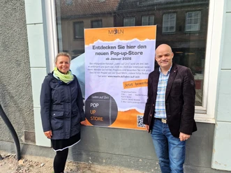 Bürgermeister Ingo Schäper und Katrin Jester