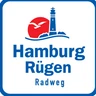 Wegelogo des Radfernnwegs Hamburg-Rügen Wegelogo des Radfernnwegs Hamburg-Rügen
