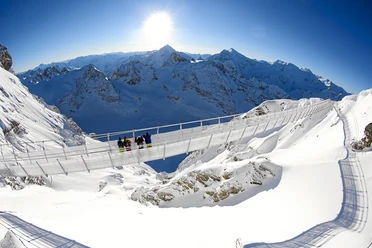 Swiss Travel System : Le sentier de la falaise du Titlis Swiss Travel System: Titlis Cliff Walk