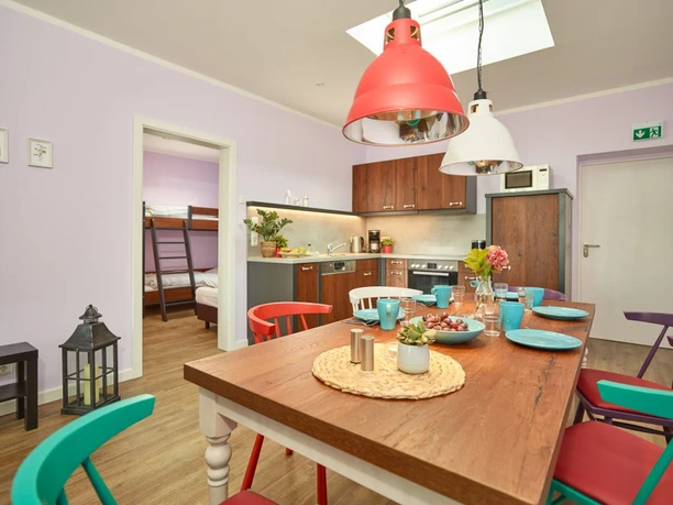 Fewo Küche.jpg Küche in einer Ferienwohnung auf Hof Marienthal im Nordseebad Otterndorf