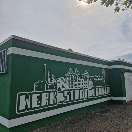Wandbild "Werk - Stadt - Verein"