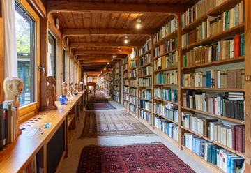 Bücherflur am Garten im Haus Kreienhoop