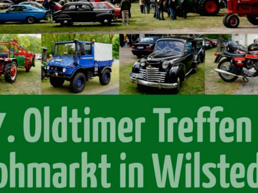 Das Plakat zum Oldtimer-Treffen in Wilstedt Das Plakat zum Oldtimer-Treffen in Wilstedt