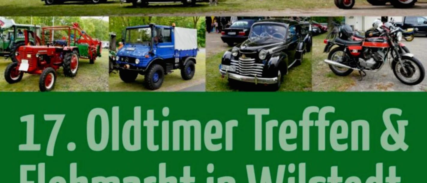 Das Plakat zum Oldtimer-Treffen in Wilstedt Das Plakat zum Oldtimer-Treffen in Wilstedt