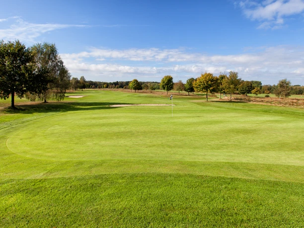 Blick auf den Golfplatz