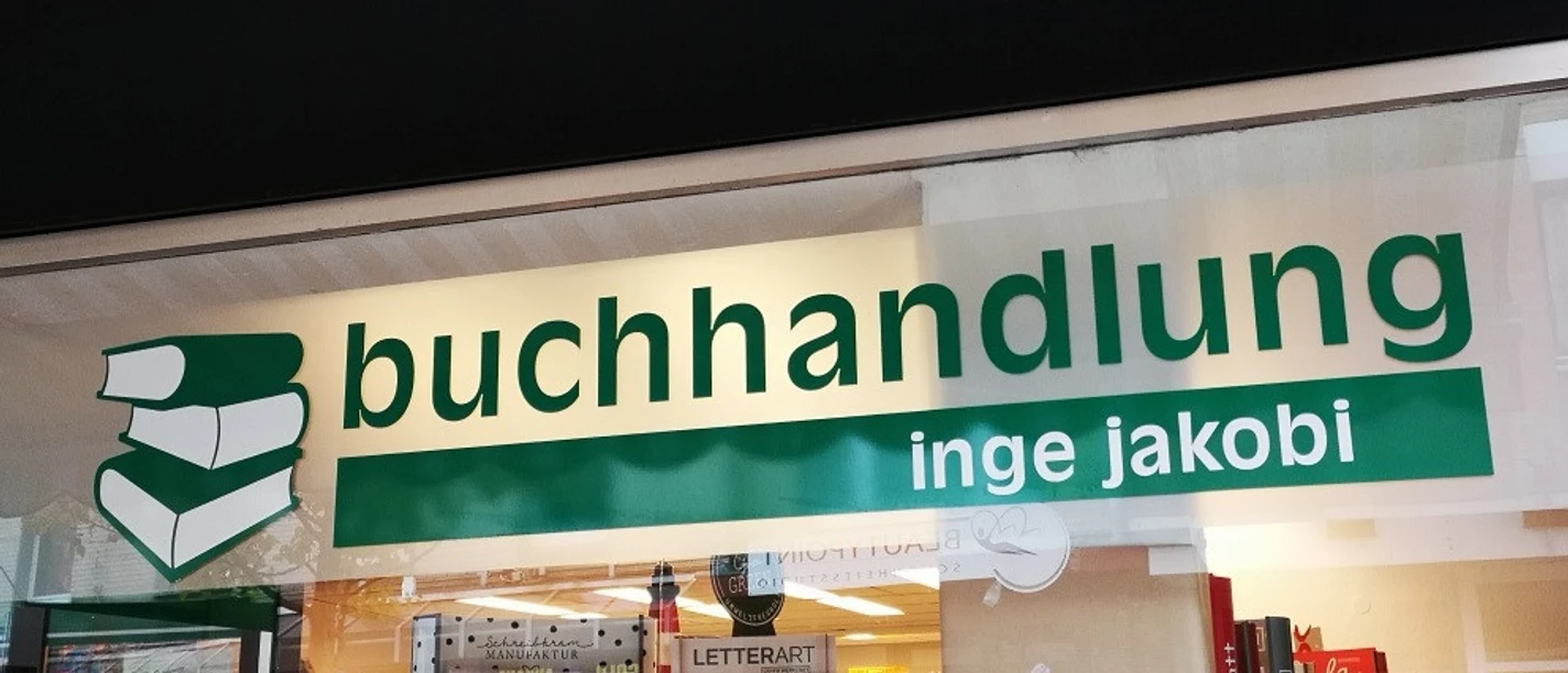 Buchhandl. Jakobi Schriftzug