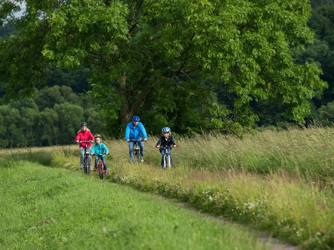 Auf dem Radfernweg R8 durchs EDERBERGLAND