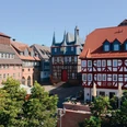 Rathaus + Marktplatz in Frankenberg (Eder)