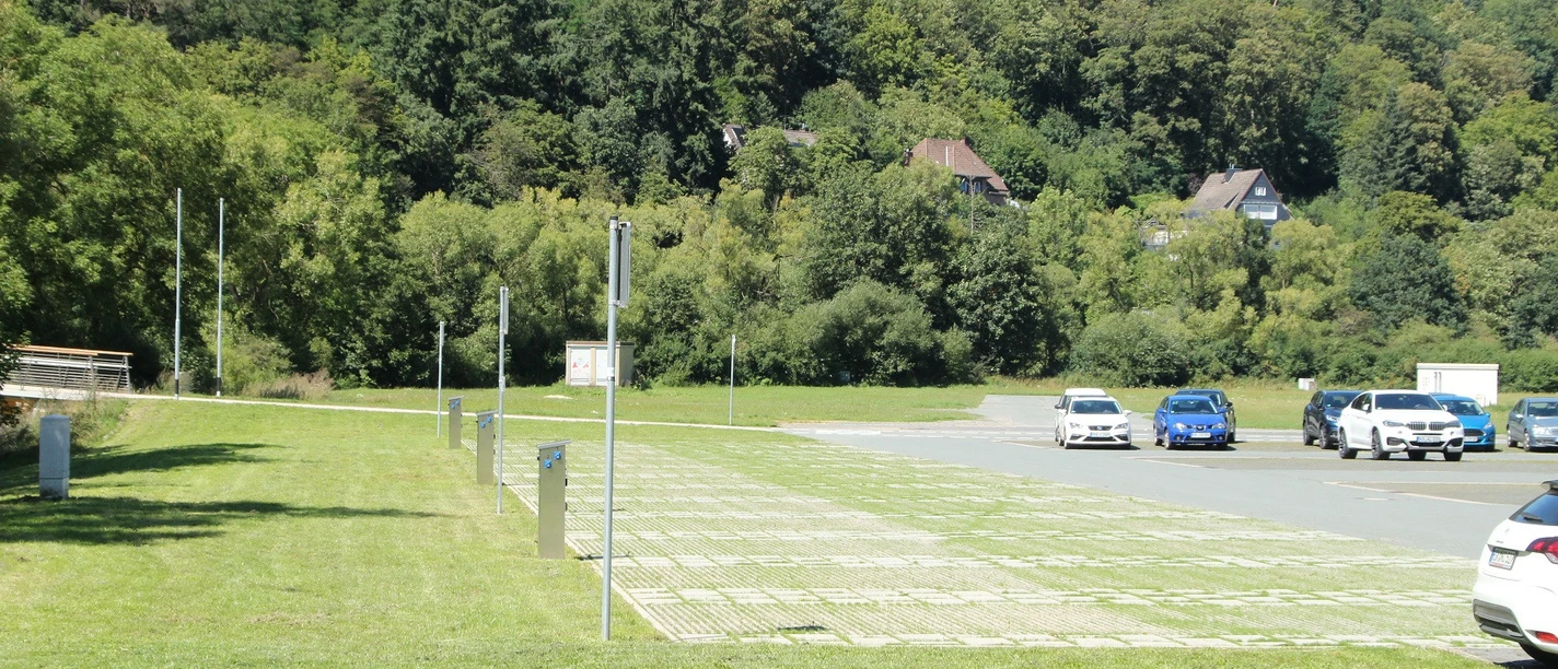 Parkplatz Wehrweide Frankenberg (Eder)