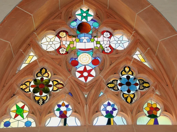 Liebfrauenkirche Frankenberg (Eder) Glasmalerei