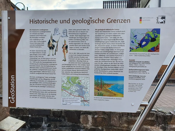 Geopfad am Inselplatz in Haine