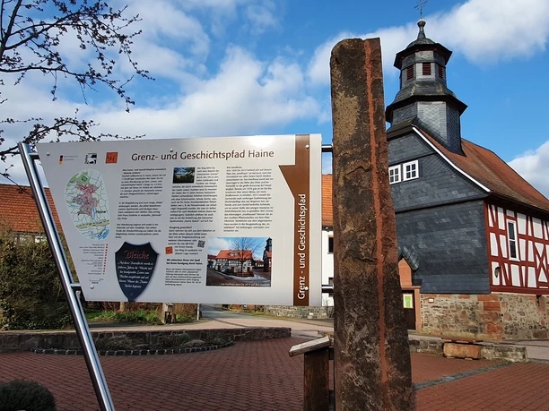 Geopfad am Inselplatz in Haine