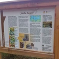 Infotafel "Weiße Berge" des Geopfads in Geismar