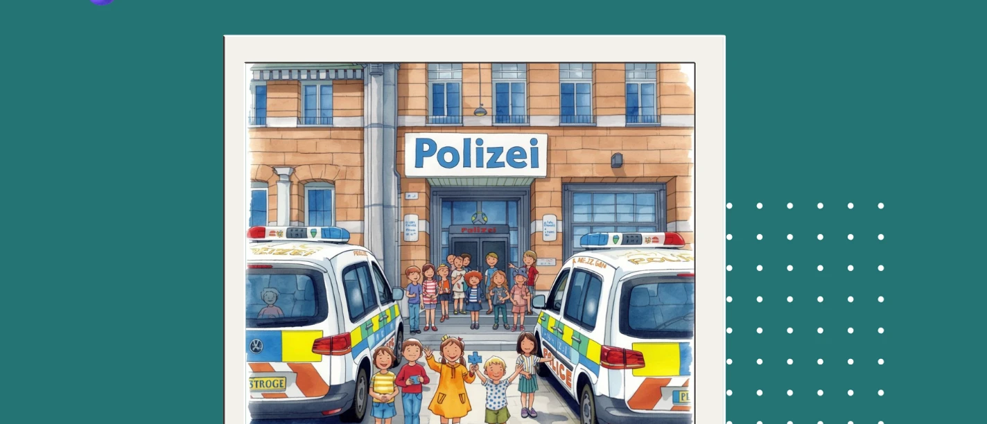 Komm und besuch die Polizei