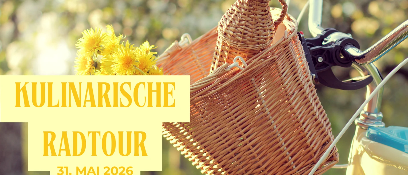 Destination.one (1920 x 1080 px) (1).png Fahrradlenker mit Weidenkorb, gefüllt mit Löwenzahnblüten und einer Korbflasche.