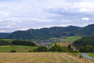 Blick auf Banfe von der Indel